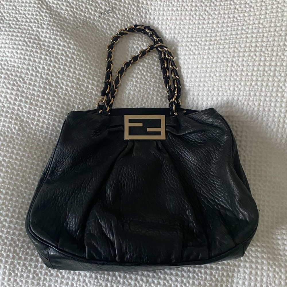 Authentic FENDI MIA Borsa Grande Large Tote Bag